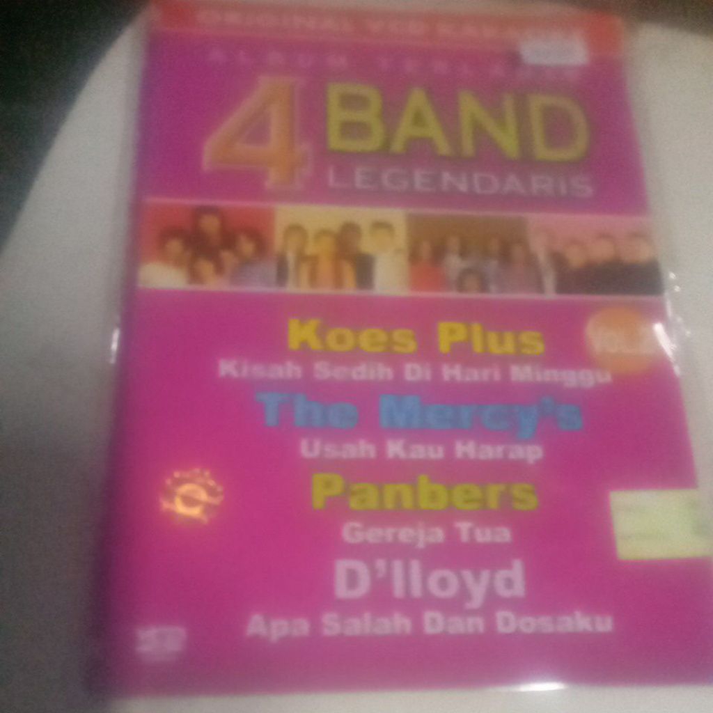 VCD 4 BAND LEGENDARIS XX67