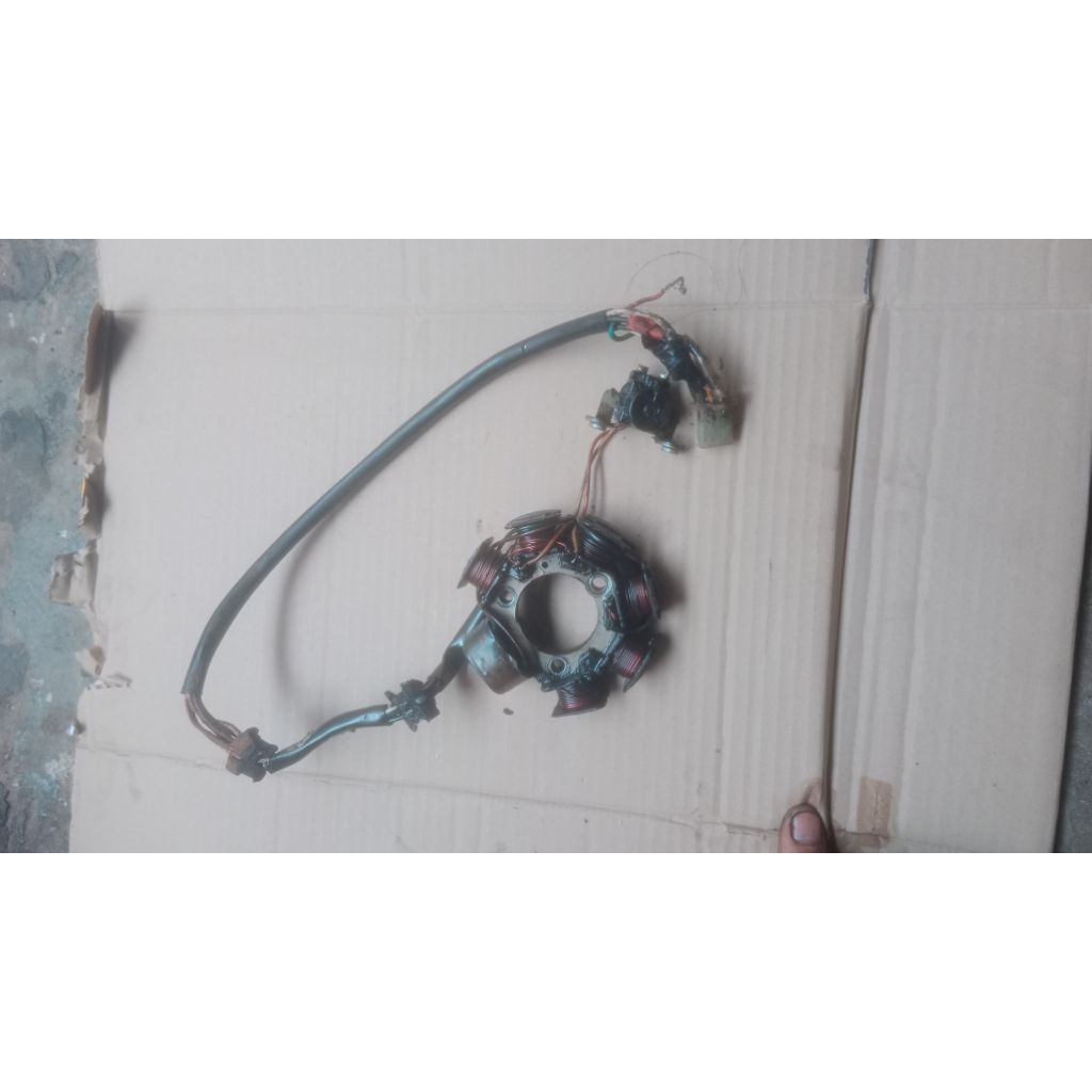 spull spul assy kelistrikan pengapian scorpio z new old lama robot 5bp original copotan