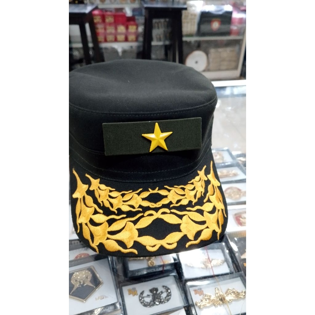 TOPI KOMANDO PATI AD TOPI KOMANDO PDH PATI AD FREE NAMA PANGKAT