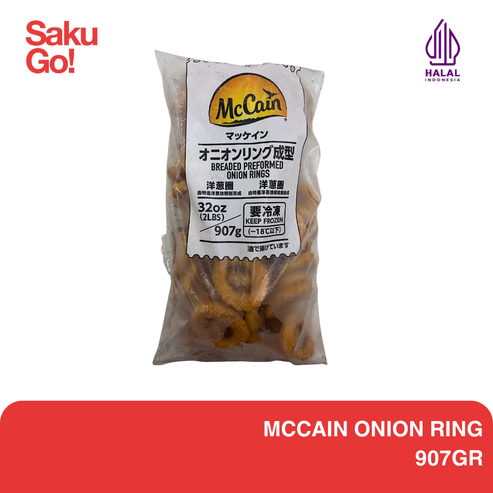 McCain Onion Ring 907gr Onion Ring Renyah 1kg