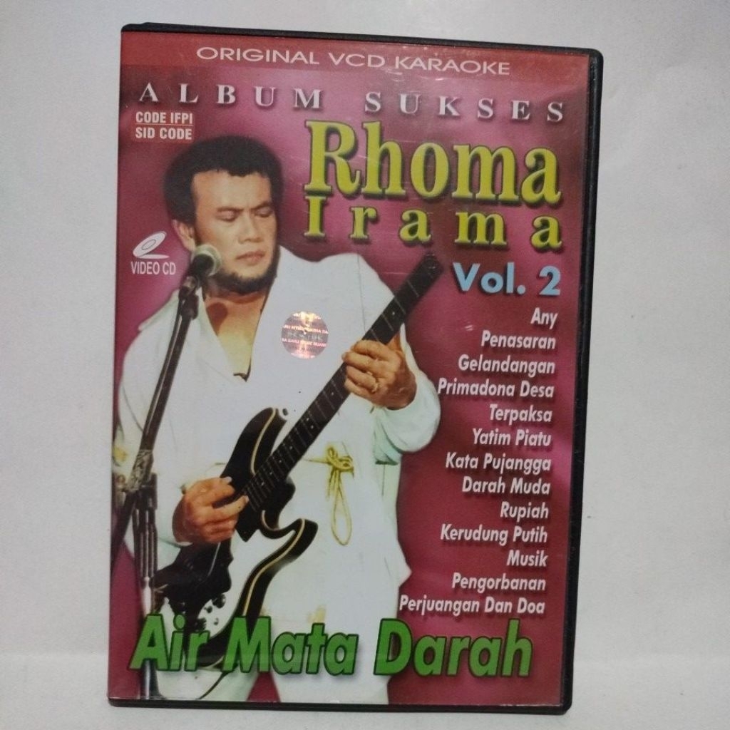 VCD KARAOKE ALBUM SUKSES RHOMA IRAMA VOL2