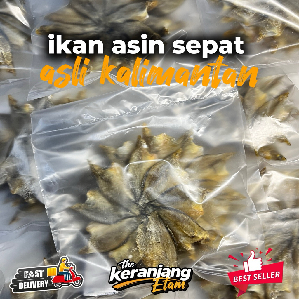 Ikan Asin Sepat Tawar Kalimantan - Cocok Untuk Dijadikan Oleh-oleh Kalimantan