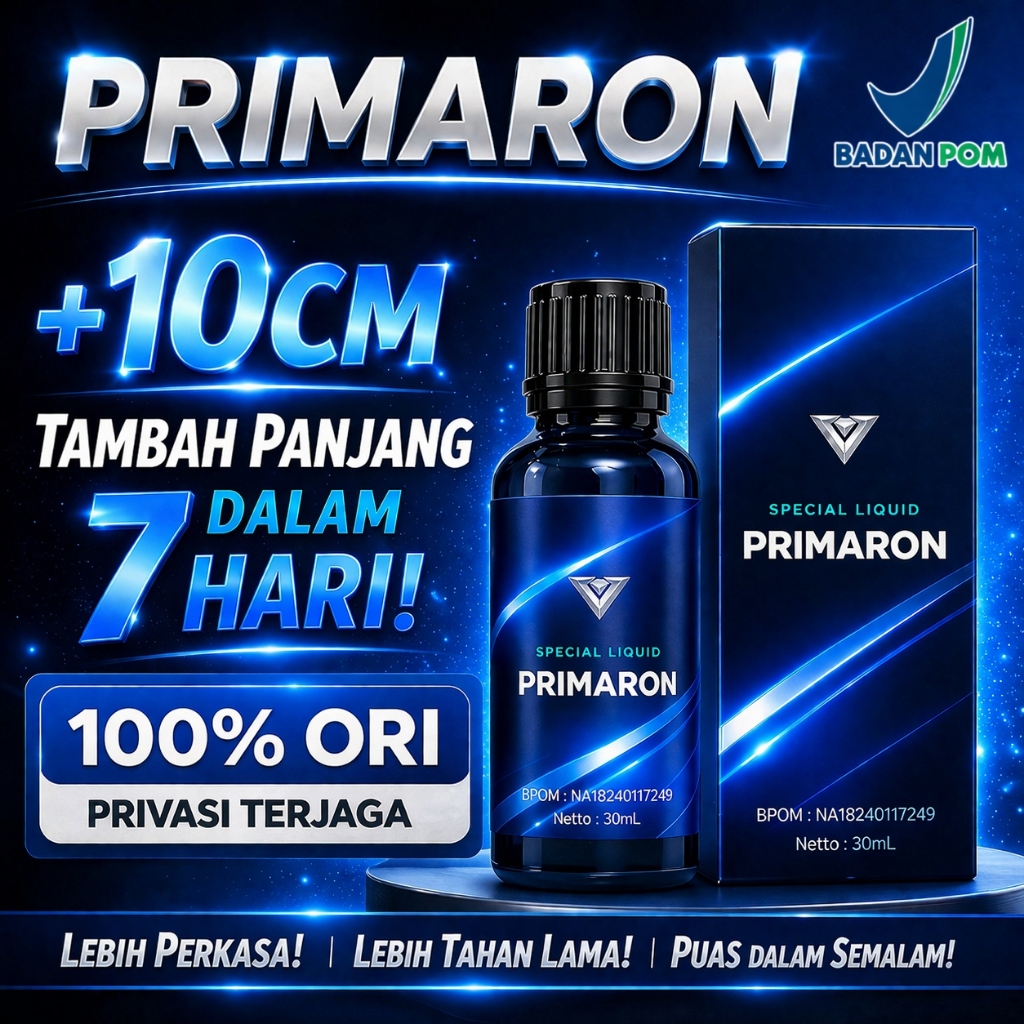 TERLARIS PRIMARON HERBAL PEMBESAR MR.P +10CM PRODUK 100% ORIGINAL BPOM PRIVASI AMAN
