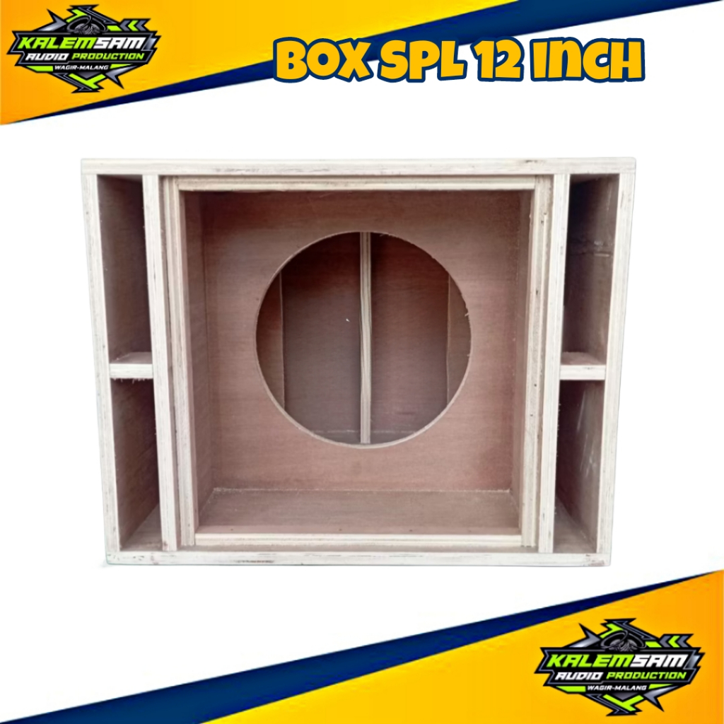 Box Speaker SPL 12 Inch Single Triplek Meranti