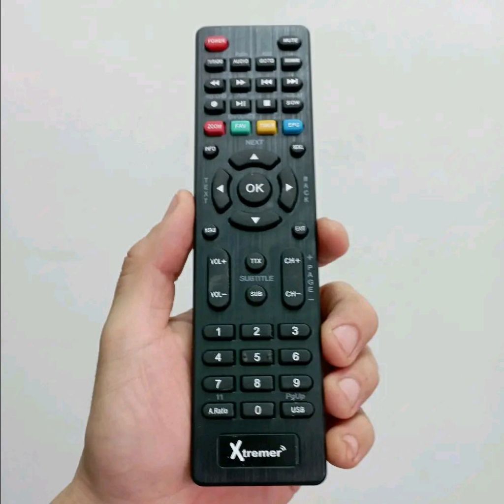 Remot Remote Set Top Box STB DVB-T2 Digital TV Pengganti Tanpa Setting Xtreamer Bien 1