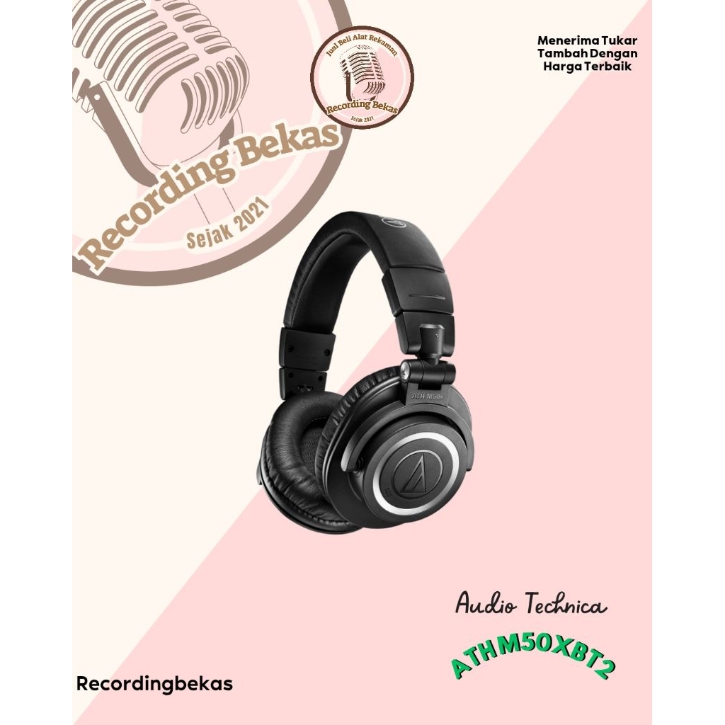 Headphone Monitor Audio Technica ATH M50XBT2