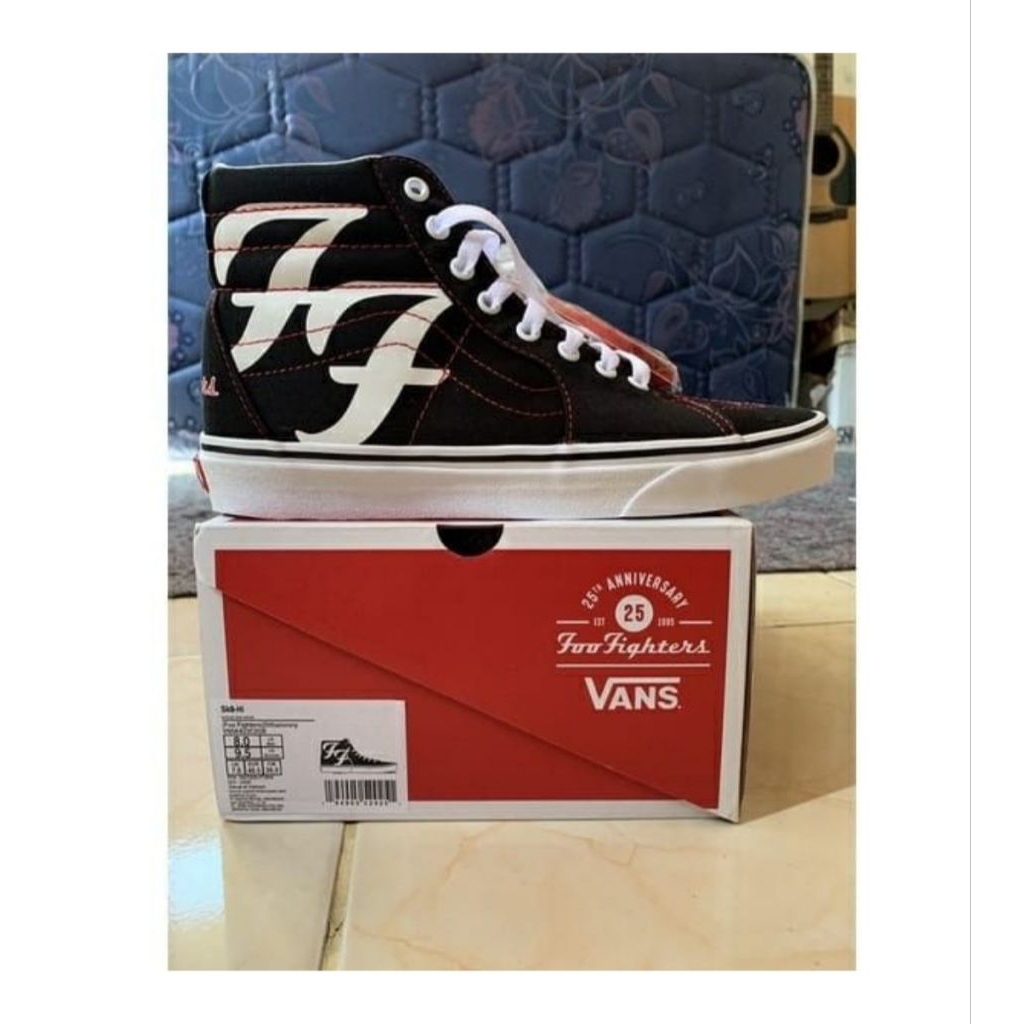sepatu sk8 hi foo fighter
