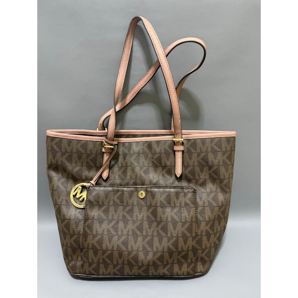 MK Jet Set Logo Tote Bag