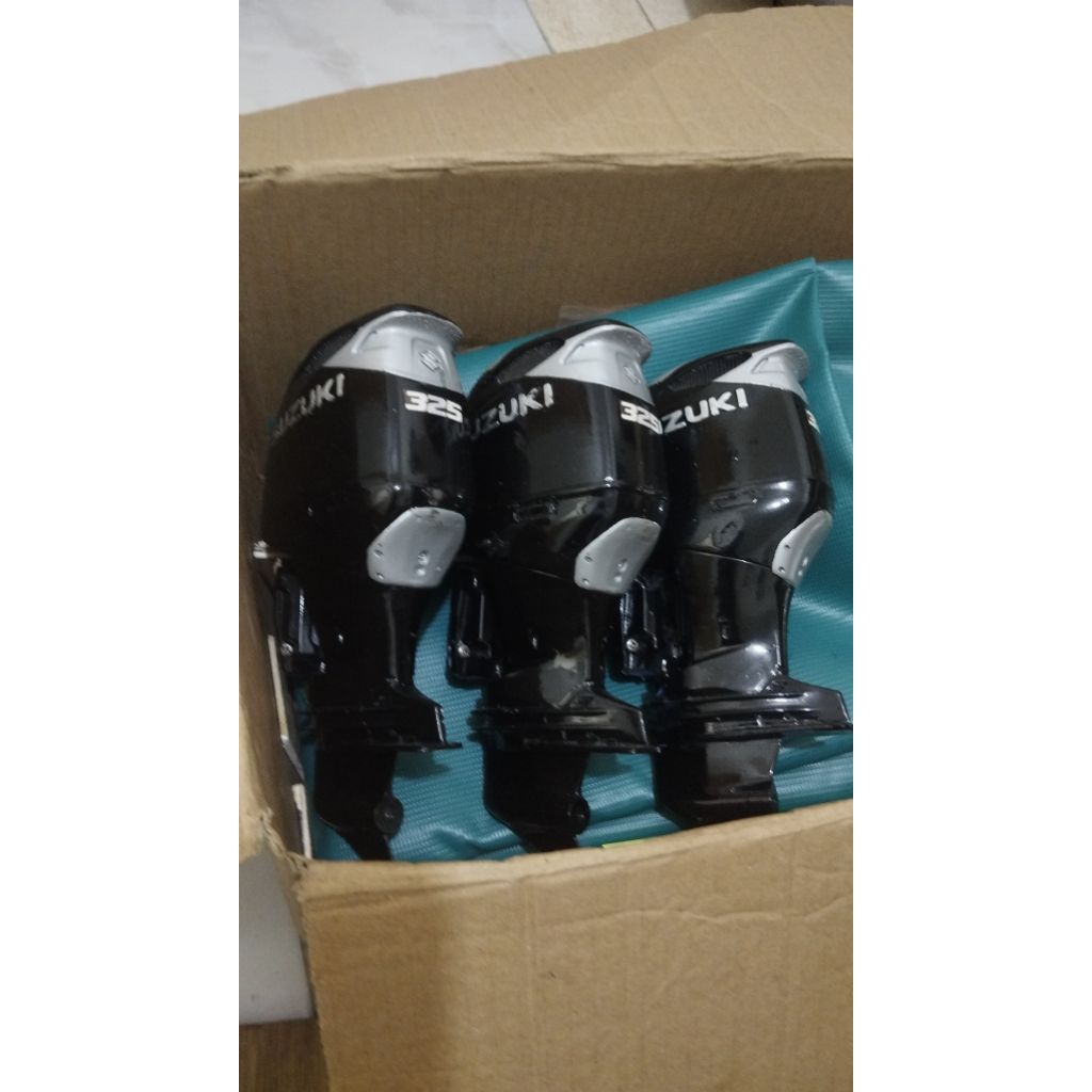 rudder rc boat model mesin tempel Suzuki 325pk