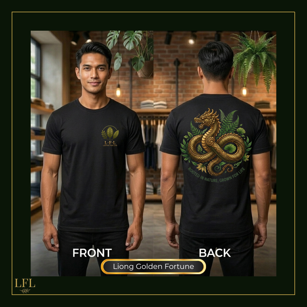 Kaos LIONG GOLDEN FORTUNE LFL - Kaos LIONG EMERALD PROSPERITY LFL - Naga Lasem Infinity  Botanical -