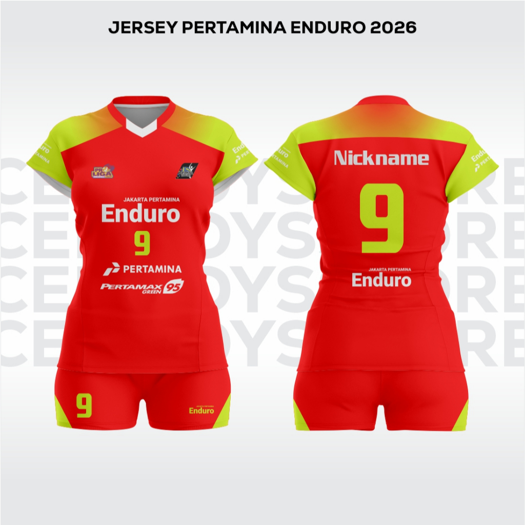 JERSEY BAJU VOLI WANITA JAKARTA PERTAMINA PROLIGA FREE NAMESET