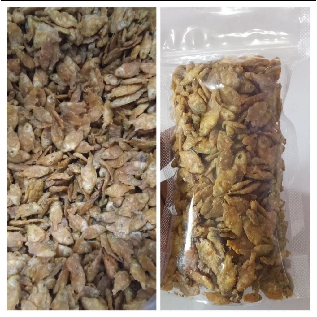Ikan Uceng Goreng Crispy 125gr - Ikan Kecil Goreng Tepung Renyah Gurih - Lauk Pauk Praktis & Bergizi