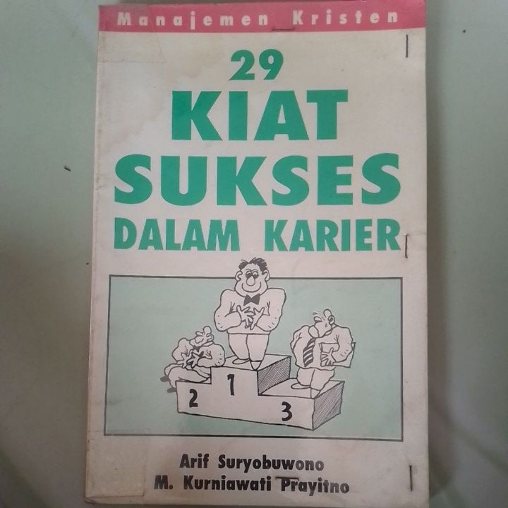 Buku Agama Kristen Manajemen Kristen 29 Kiat Sukses Dalam Karier