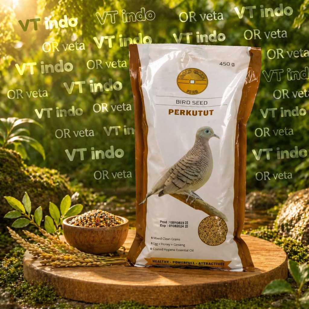PAKAN GOLD COIN 450 GR MAKANAN BURUNG PERKUTUT GOLD KOIN