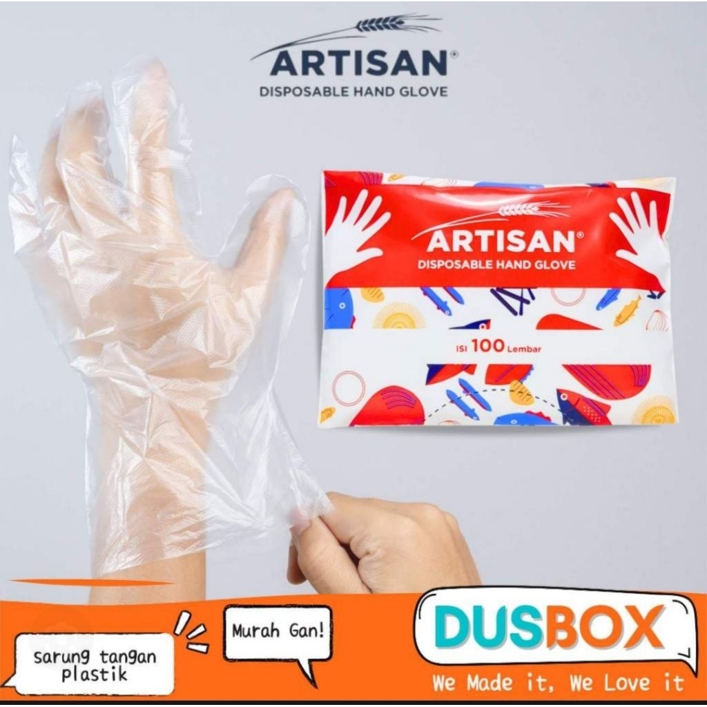 Sarung tangan Plastik Artisan (100pcs)