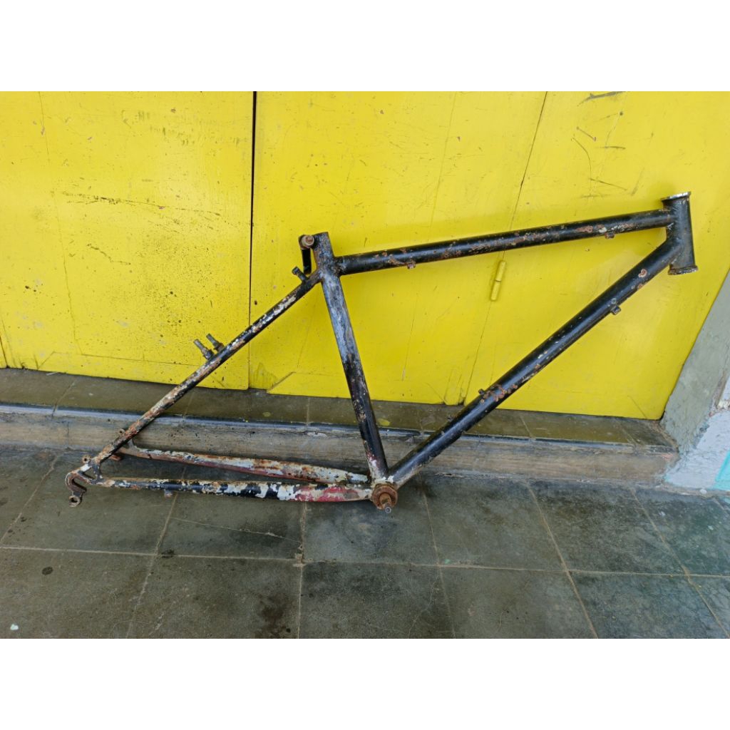 frame sepeda mtb 26 second layak pakai ct 16 no seri bk