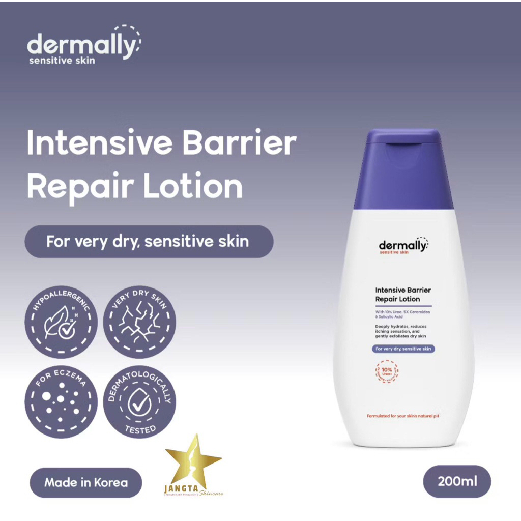 Dermally Intensive Barrier Repair Lotion - Lotion Urea 10% untuk kulit sangat kering dan eksim