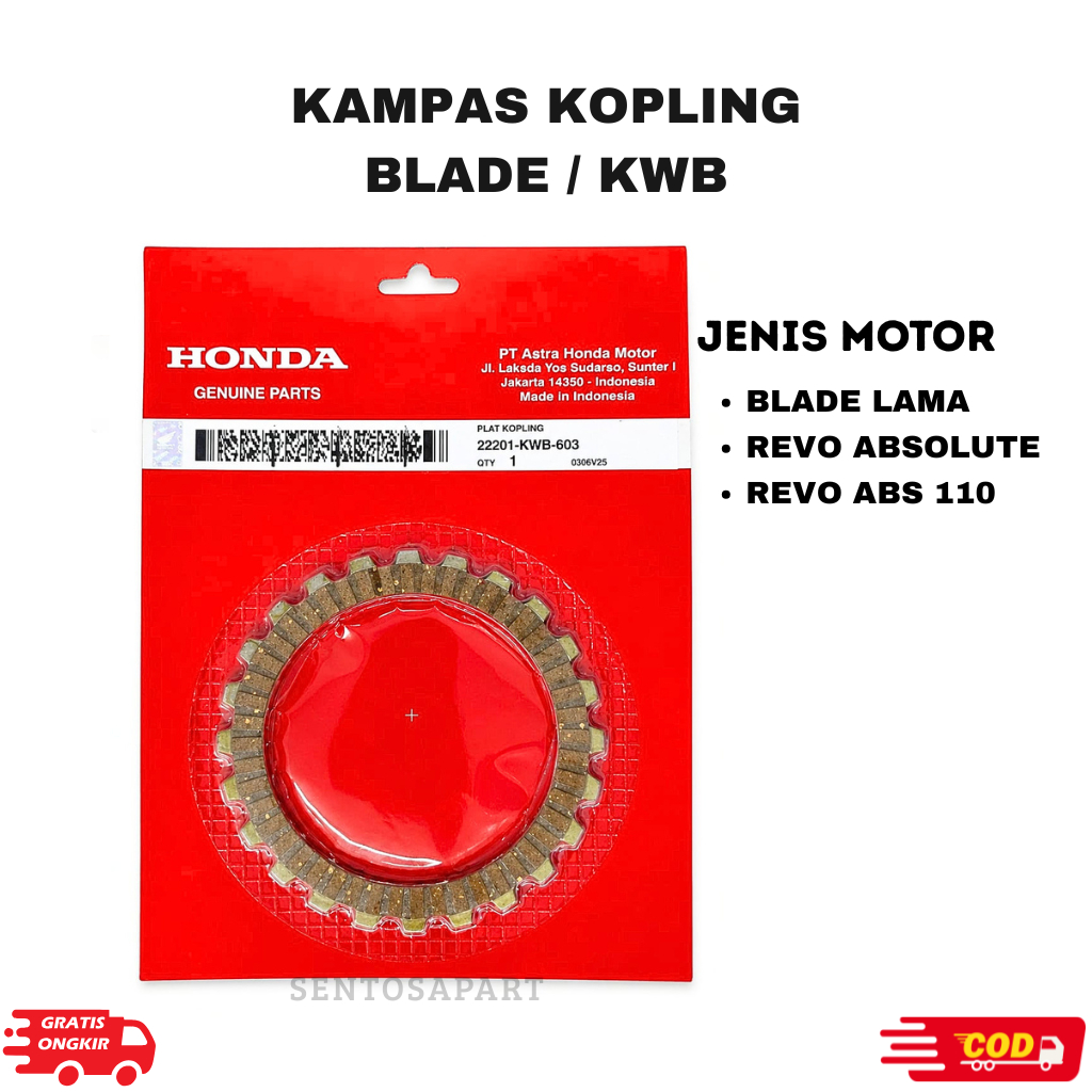 KAMPAS KOPLING BLADE LAMA / REVO ABSOLUTE / REVO ABS LAMA