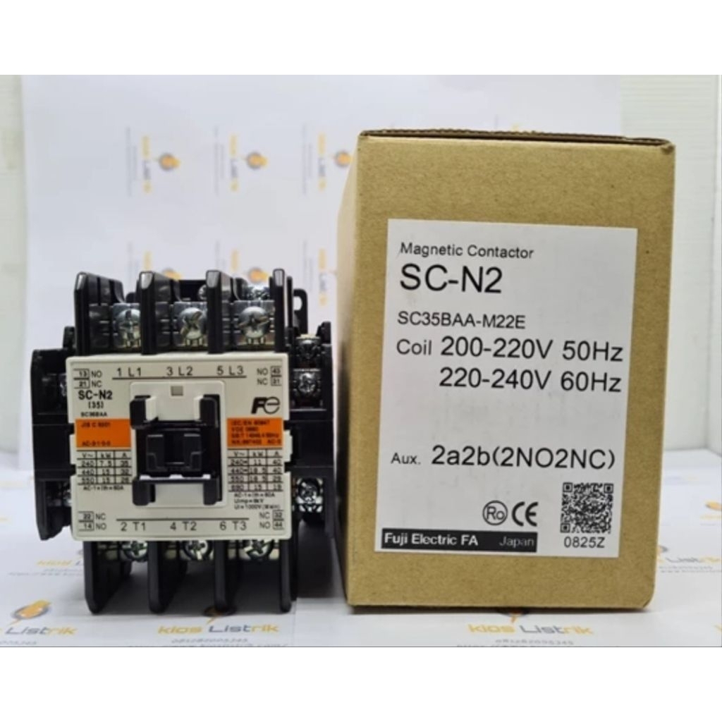 Contactor Kontaktor FUJI SC-N2 110V 220V 380V sc-n2 scn2 scn-2 sc2n FUJI ELECTRIC
