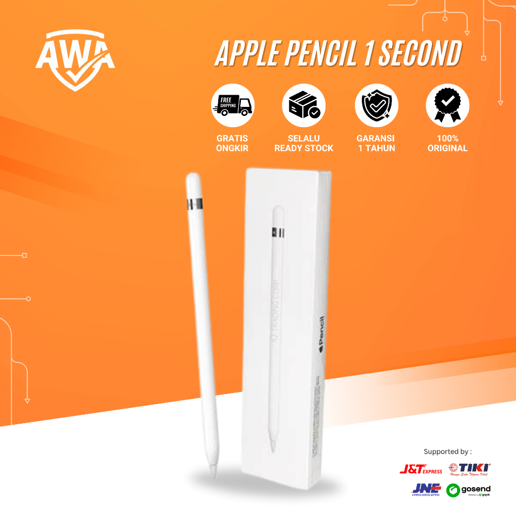 Apple Pencil gen 1 second Original Bekas