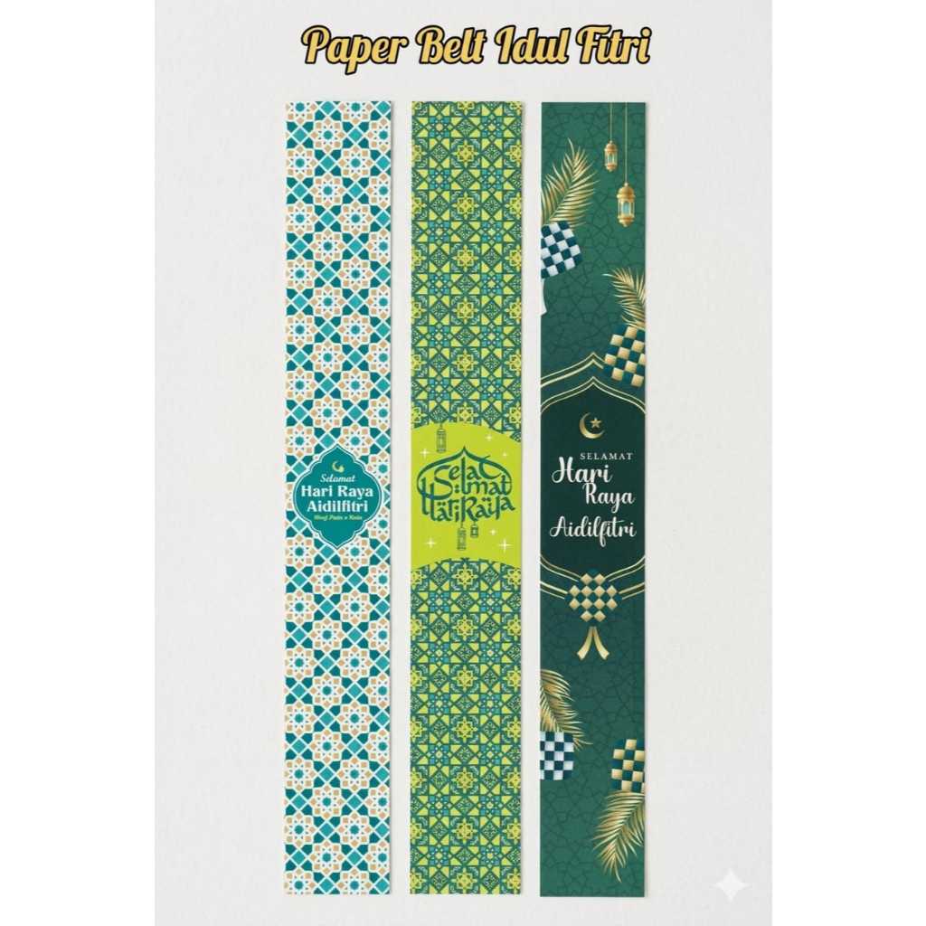 PAPER BELT IDUL FITRI/PAPER BELT RAMADHAN/SEGEL BOX MAKANAN