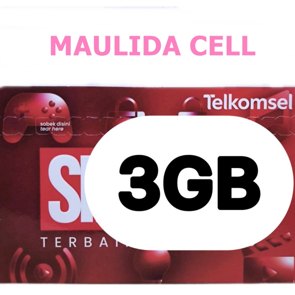 Perdana TELKOMSEL 3GB (12Digit)
