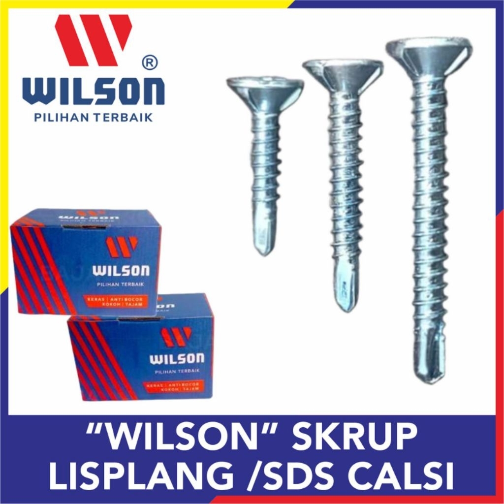Wilson Screw | Sekrup | SDS CALSI | SDS FH | GRC - 1 BOX - SDS FH 6 x 1