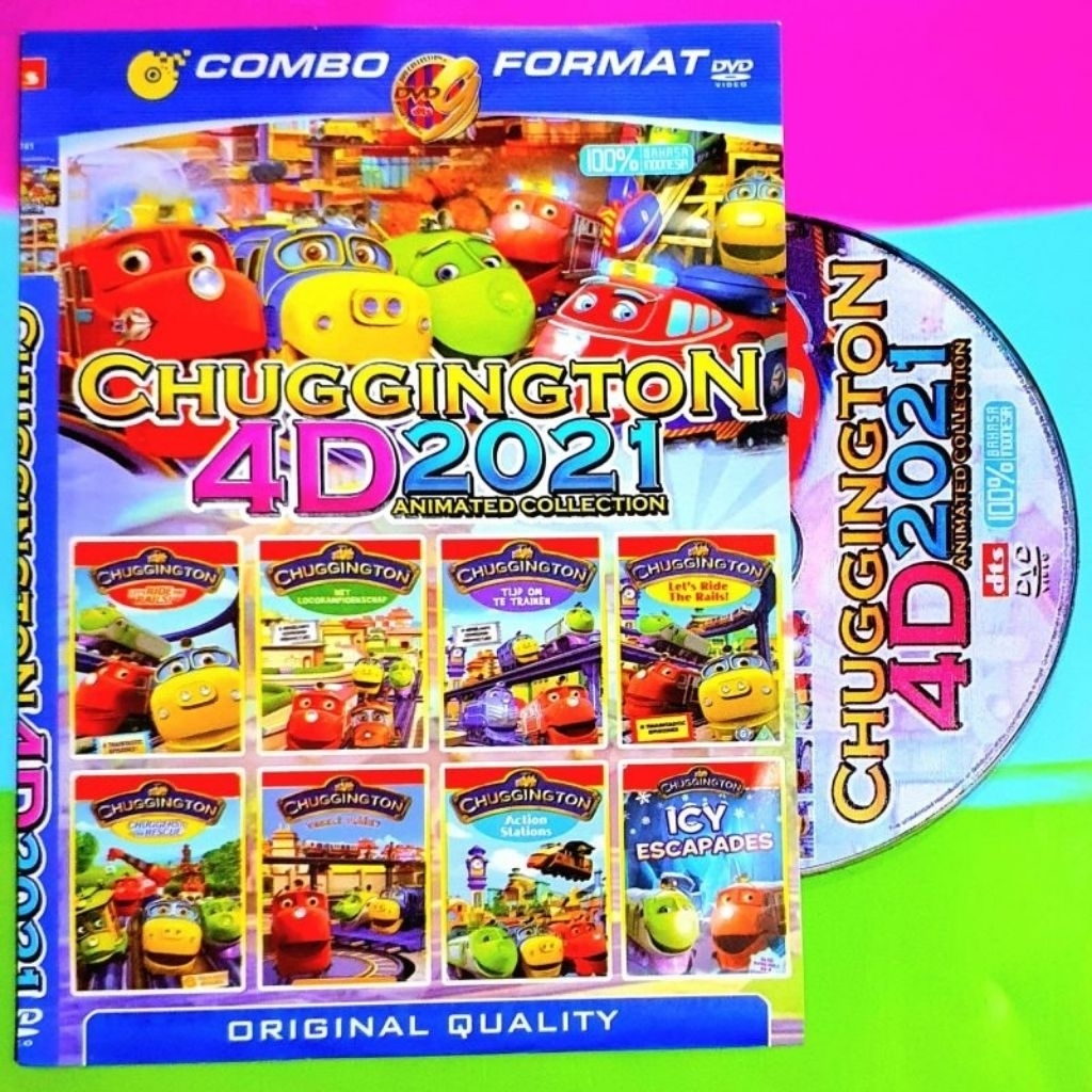 KASET DVD FILMM ANAK ANAK KARTUNN KERETA THOMAS CHUGGINGTON