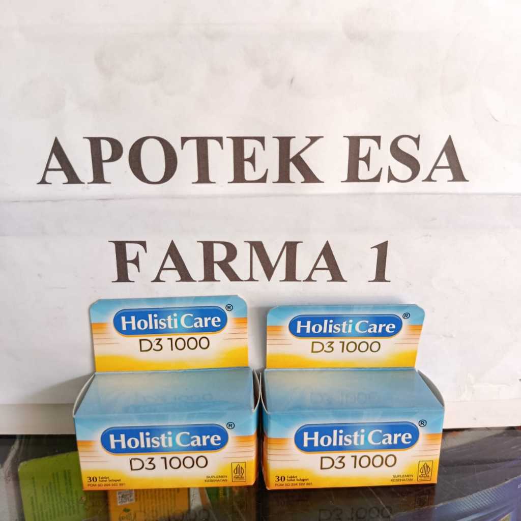 Holisticare Ester C D3-1000 untuk Kebutuhan Vitamin D 30 Tablet