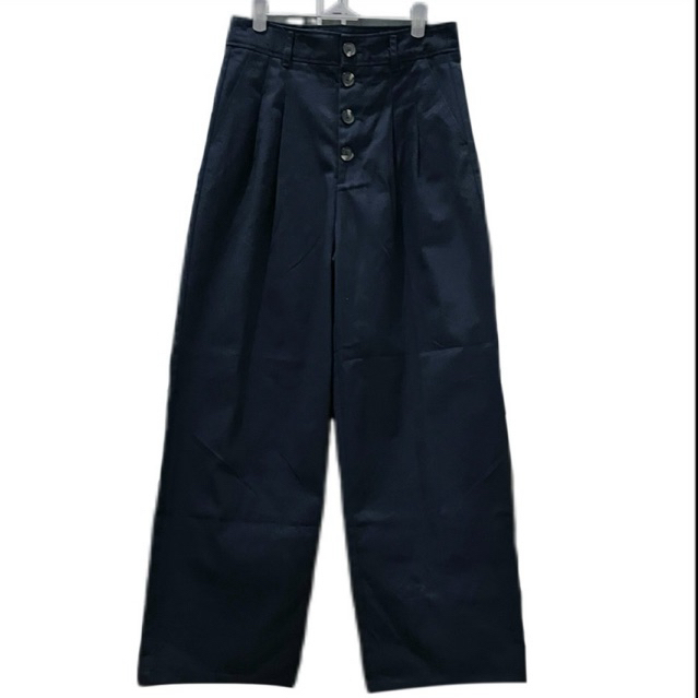 GU Wide Kulot Navy Pekat New