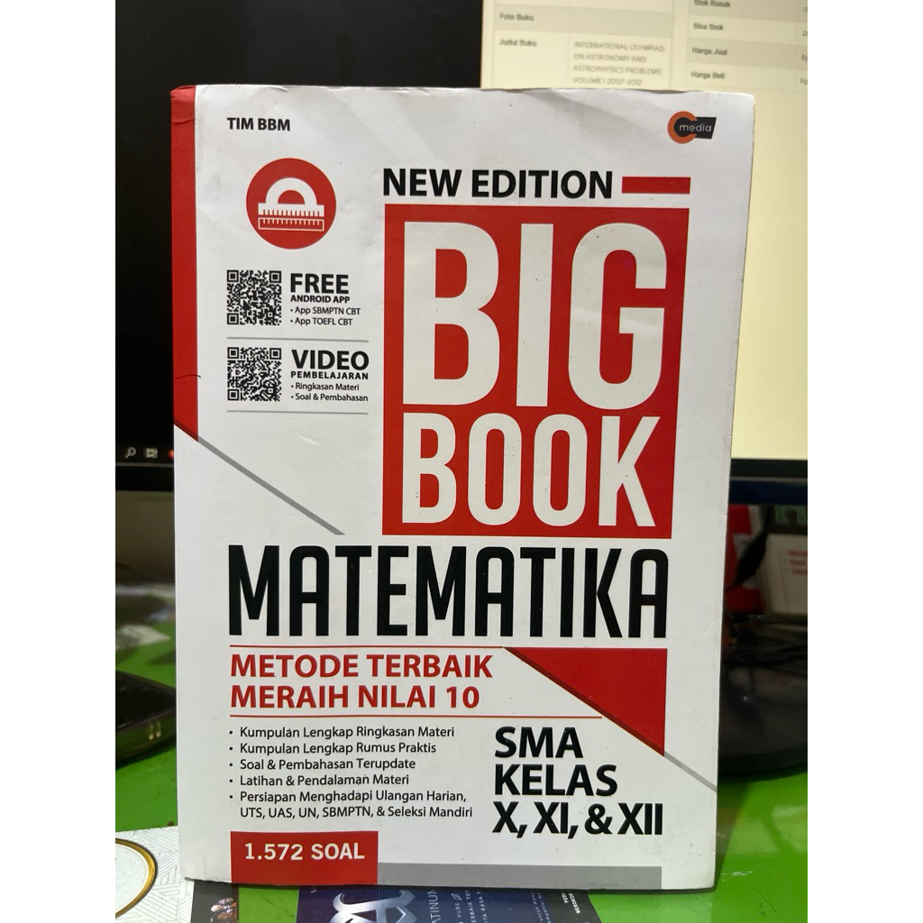 BUKU NEW EDITION BIG BOOK MATEMATIKA SMA KELAS 10, 11, 12