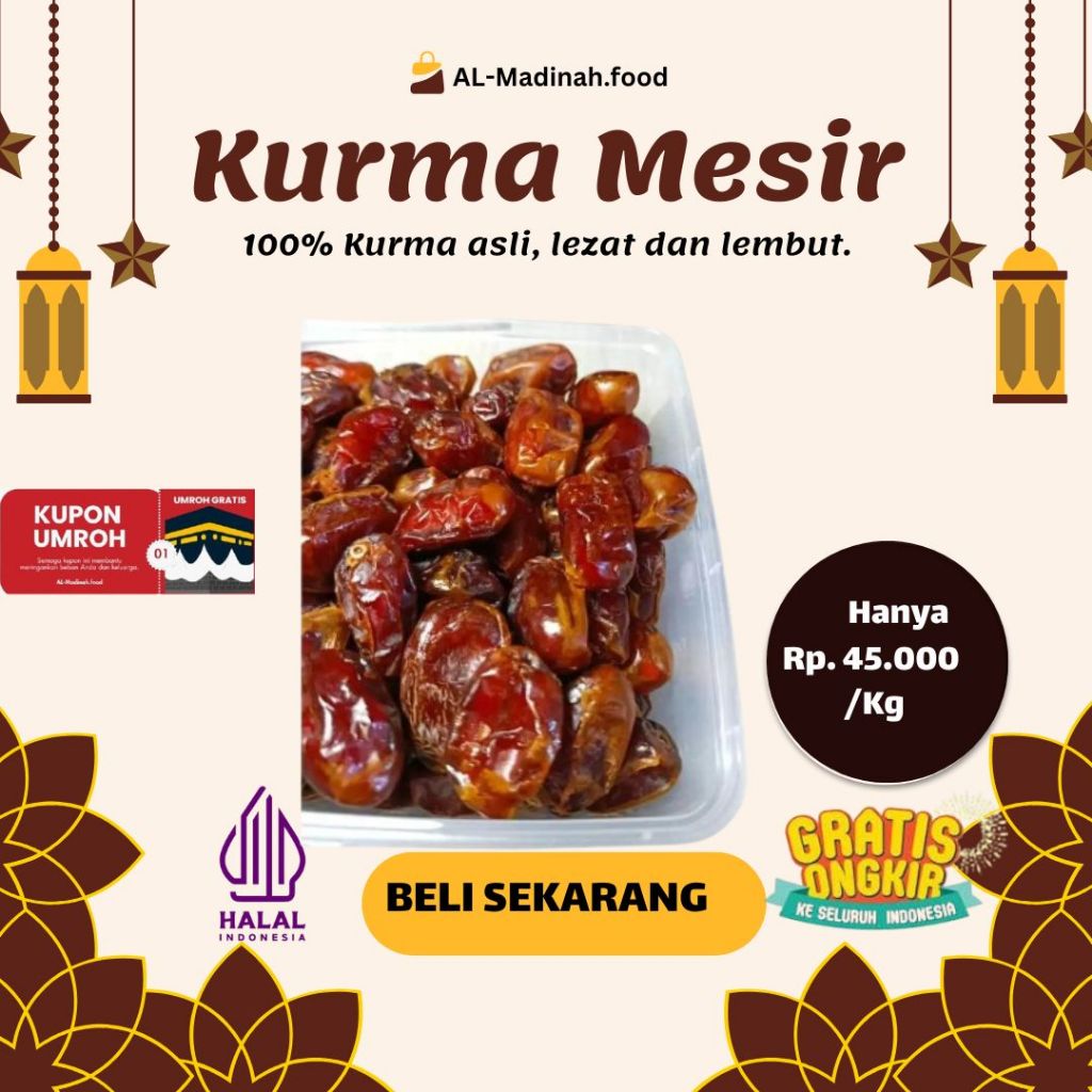 Kurma Mesir Kurma Madu Golden Valley Gizza Dates