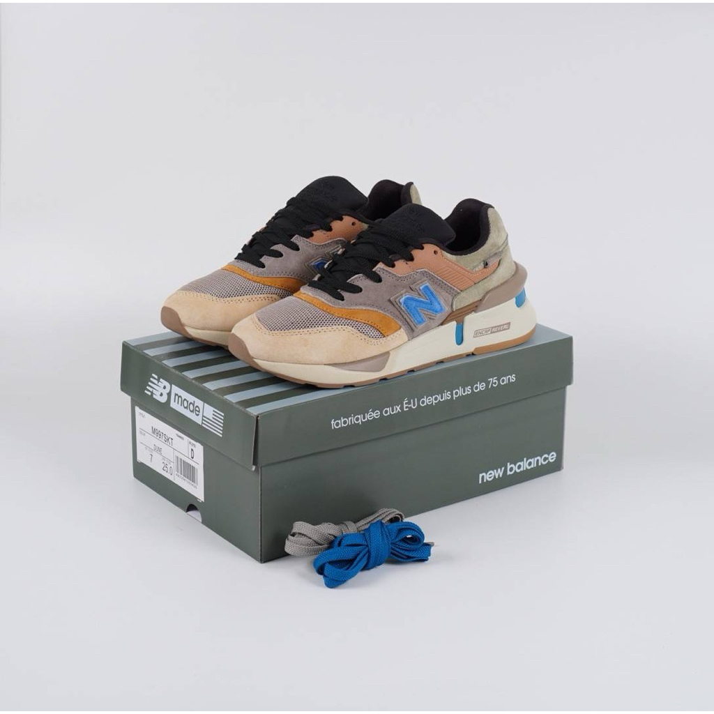 ( ARMX ) Sepatu New Balance 997s x Kith Nonnative Brown