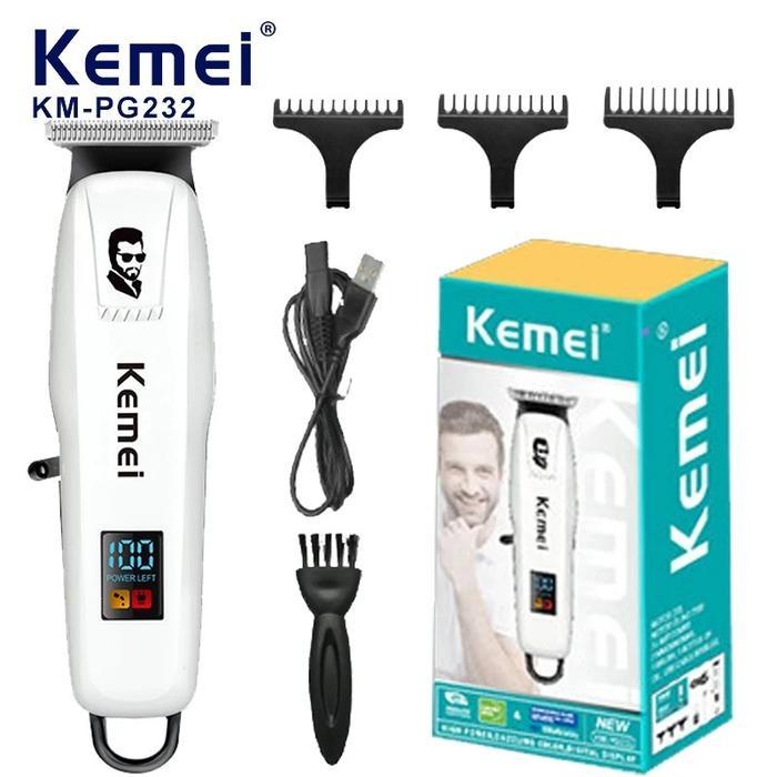 KM-PG232 Kemei Hair Clipper - Mesin Cukur Rambut Brewok Jenggot