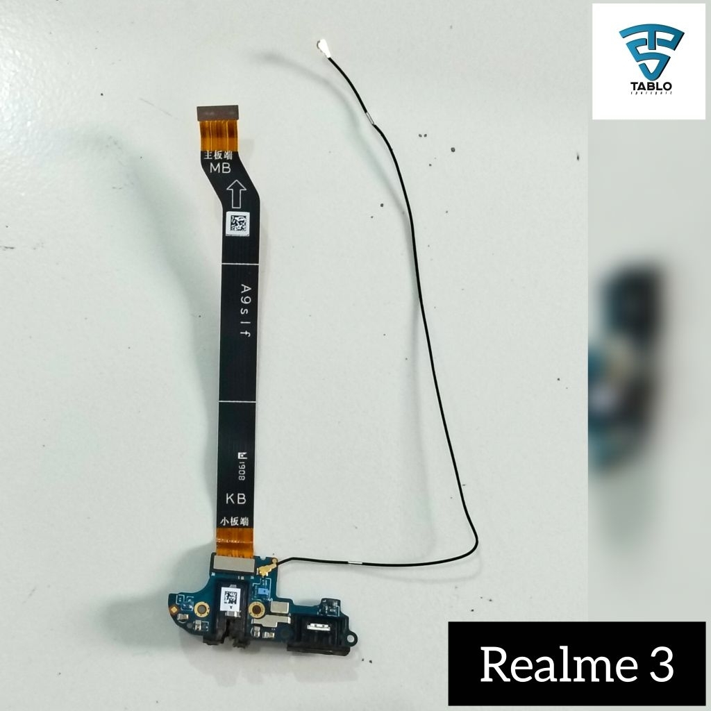 fleksibel papan cas antena realme 3 original copotan hp