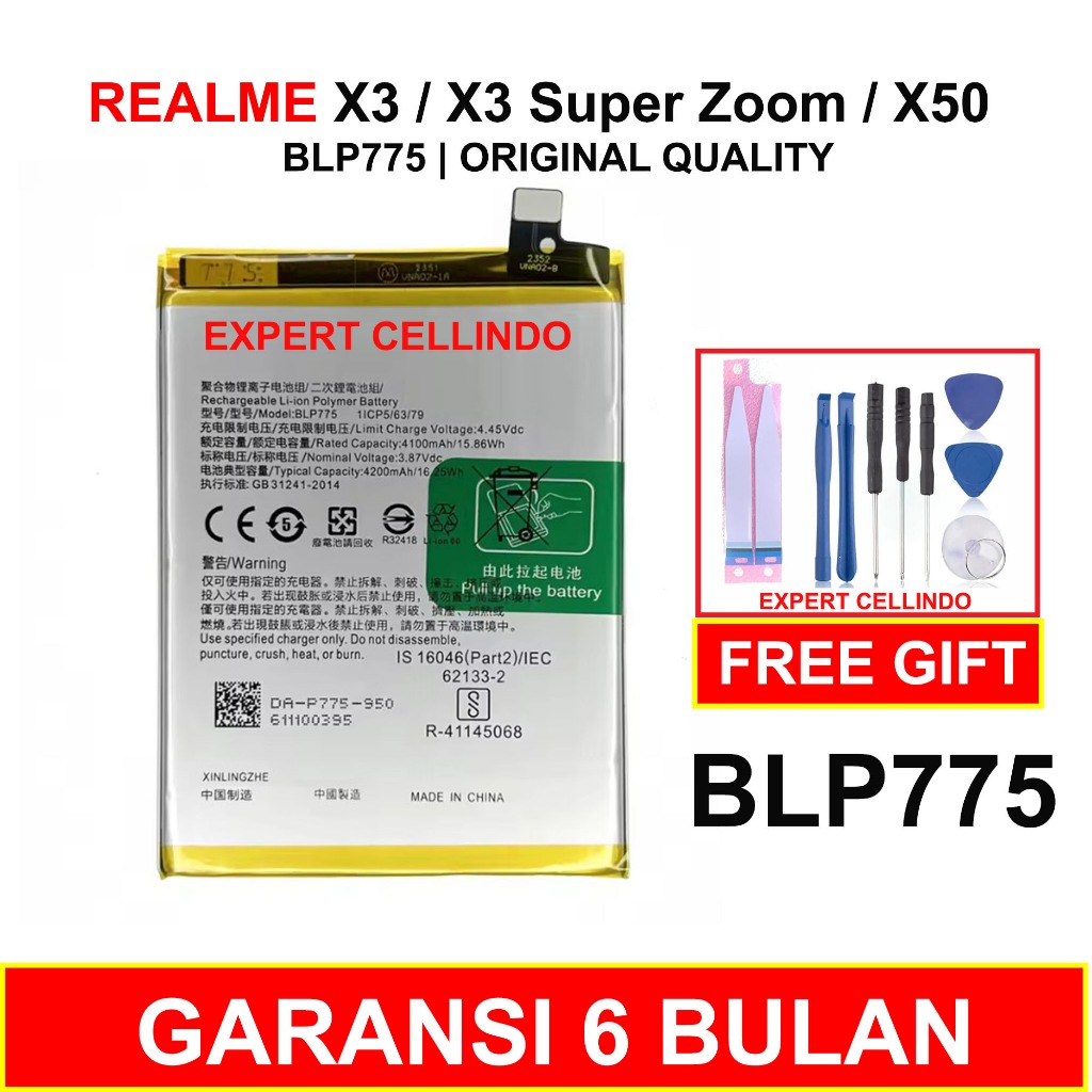 BLP775 Baterai Realme X3 / X3 Superzoom / X50 Battery Realme BLP775 Original Quality