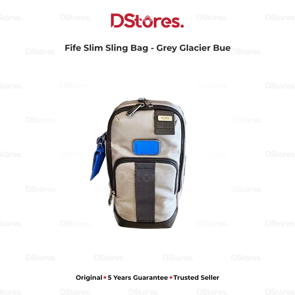 Fife Slim Sling Bag - Grey Glacier Blue