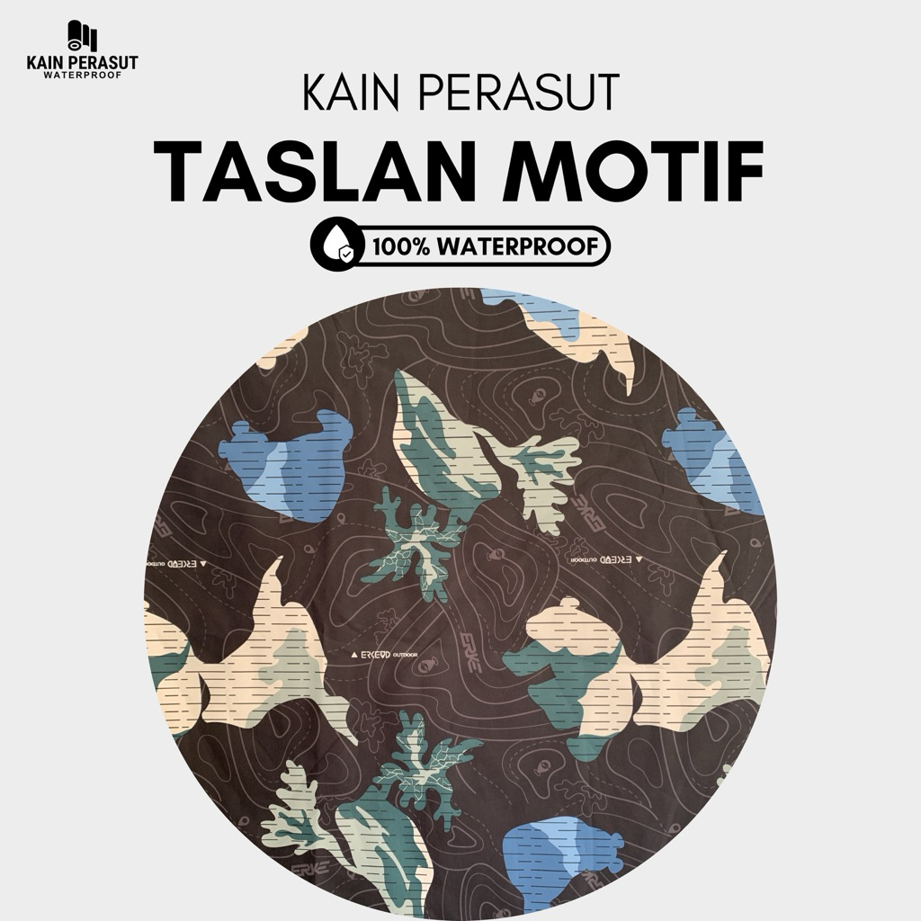 Kain Taslan Balon Motif Waterproof