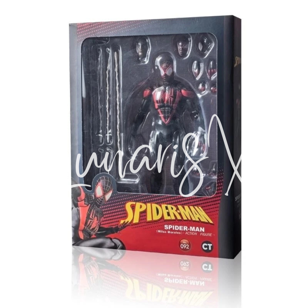 CT 092 Spiderman Spider Miles Morales Man Mafex Action Figure