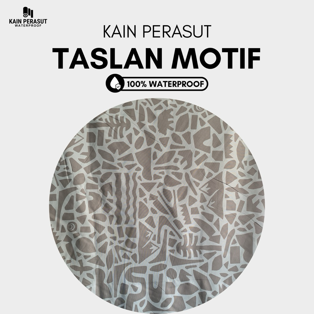 Kain Taslan Balon Motif Waterproof