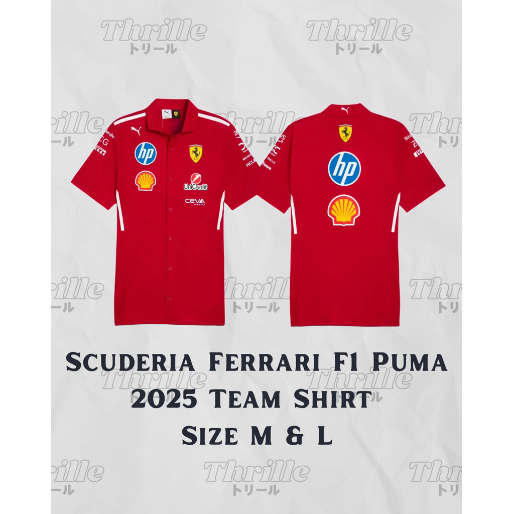 Scuderia Ferrari F1 PUMA 2025 Team Shirt ORIGINAL