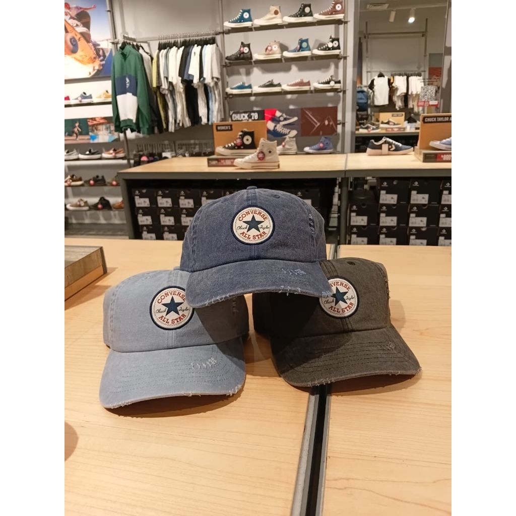Best seller 2026 cap converse ripped denim original