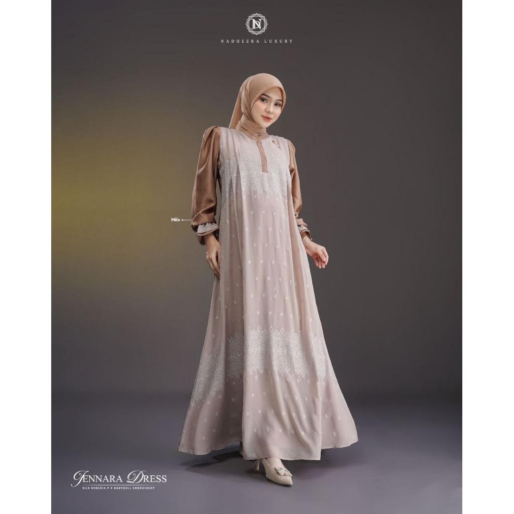 JANNARA DRESS BY NADHEERA LUXURY || Gamis premium || Gamis nadheera luxury