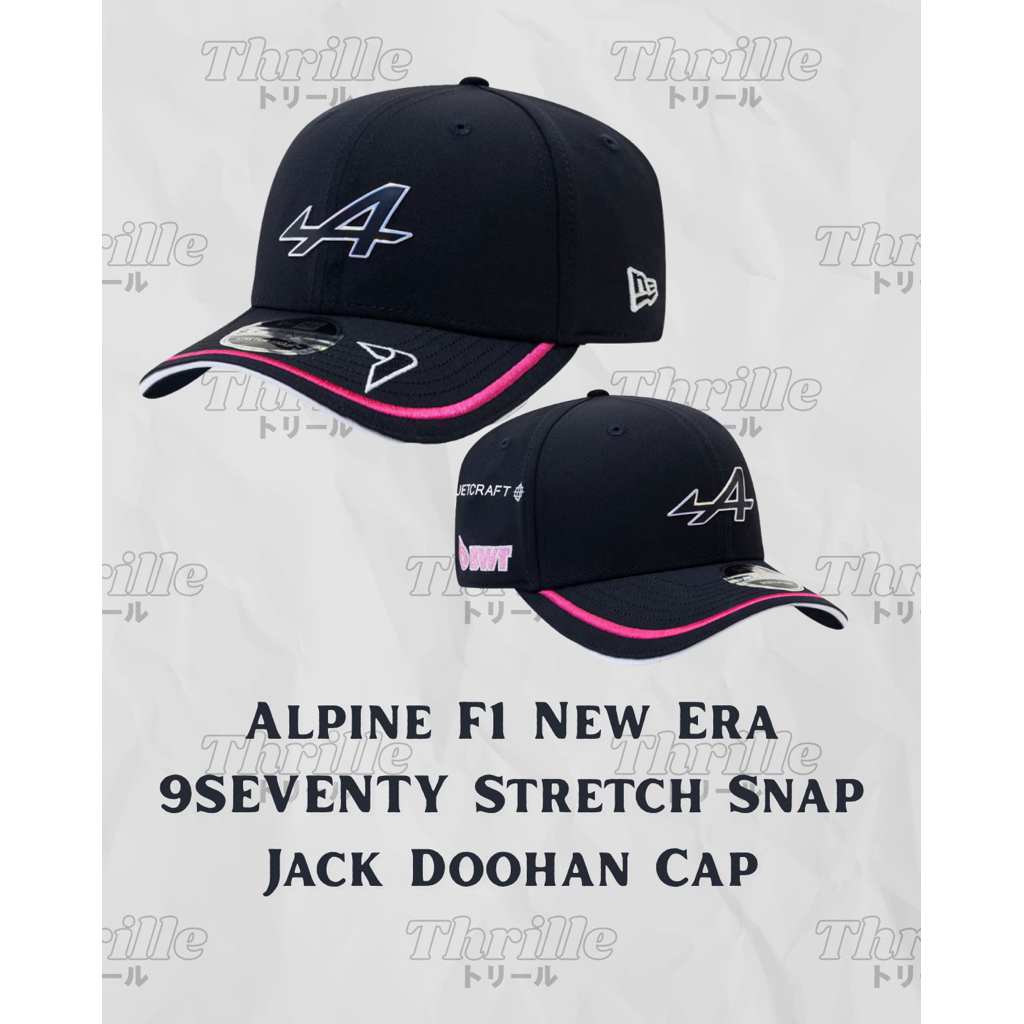 Alpine F1 New Era 9SEVENTY Stretch Snap Jack Doohan Cap - Navy