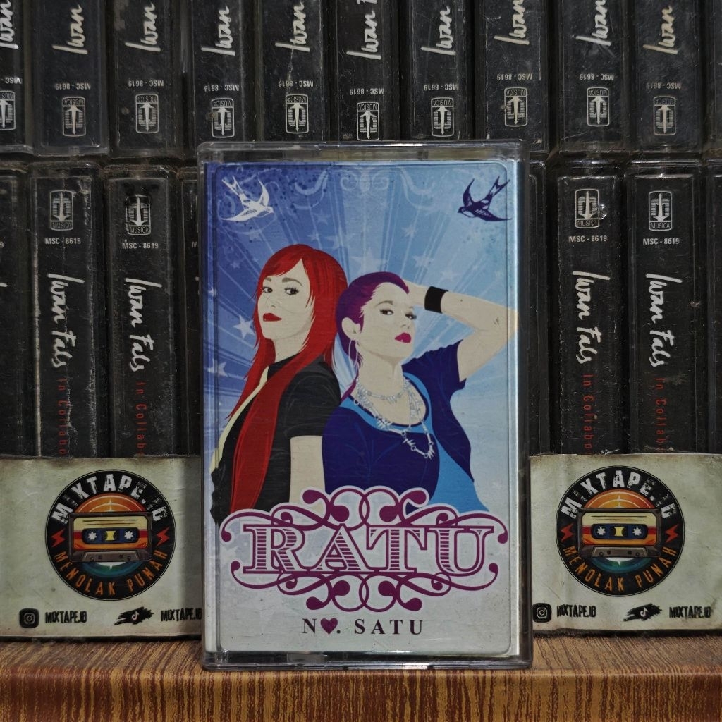 Kaset - Ratu - No 1 (Satu) - Radio Tape - Kaset Pita - Radio - Pemutar Kaset - Retro - Classic - Cas