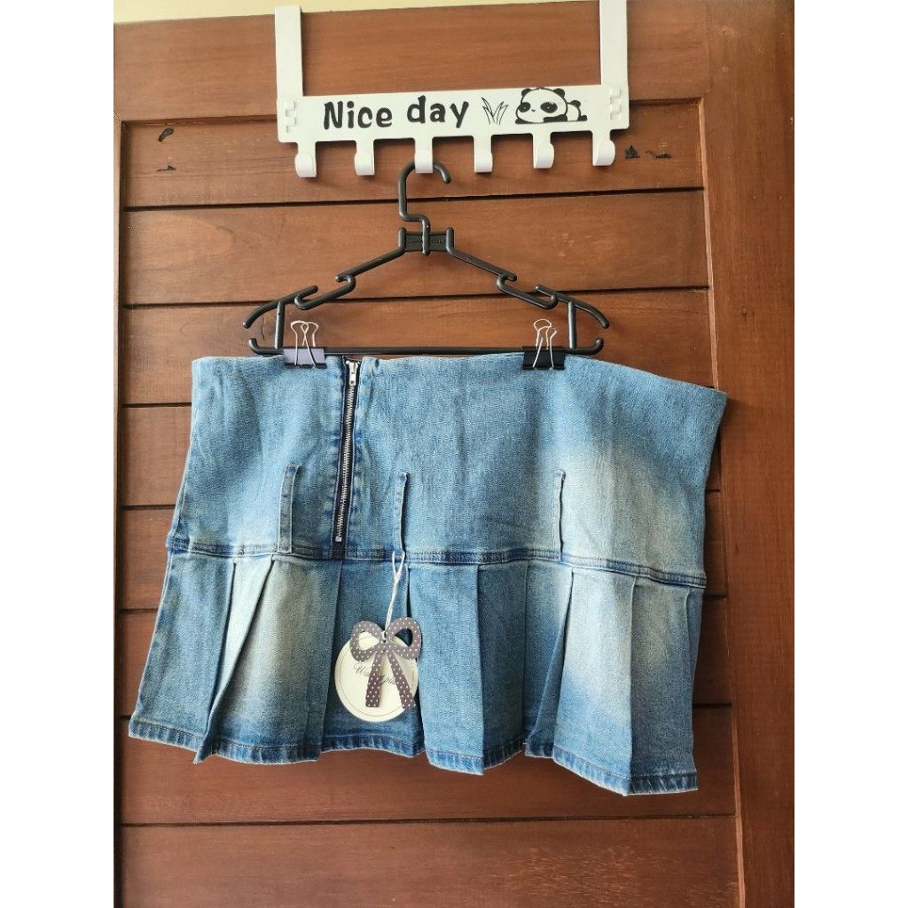 Skort Rok Celana Jeans Tennis Big Size Plus Size Jumbo