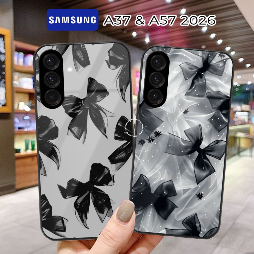 Softcase Kaca Samsung A37 2026 Samsung A57 Terbaru Casing Handphone Pelindung Kamera Protect [LL68] 