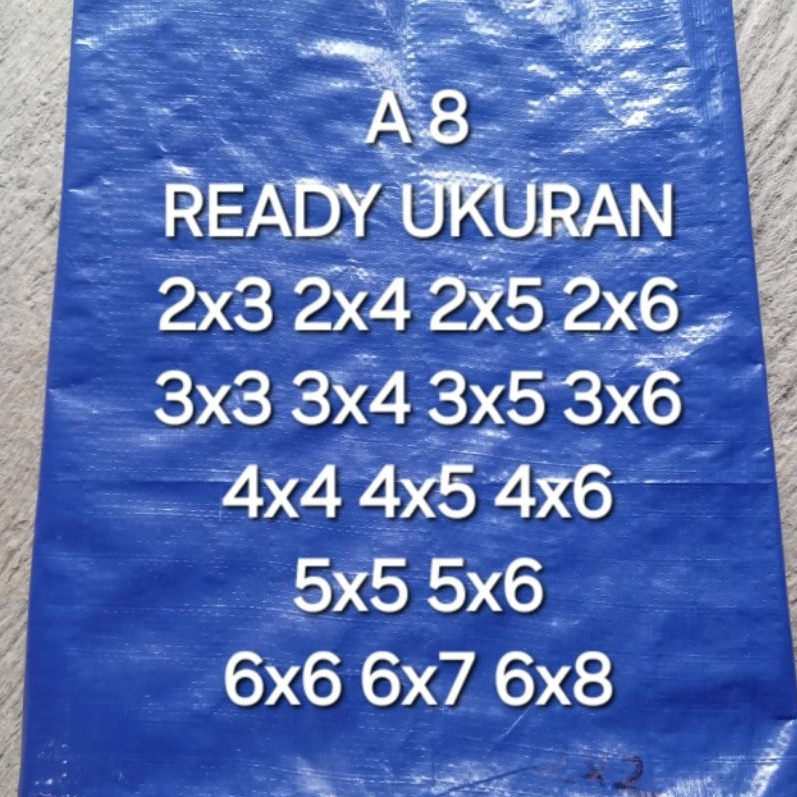 Terpal Tenda 5x7 A8 Terpal Jemur Padi Terpal Kolam Ikan