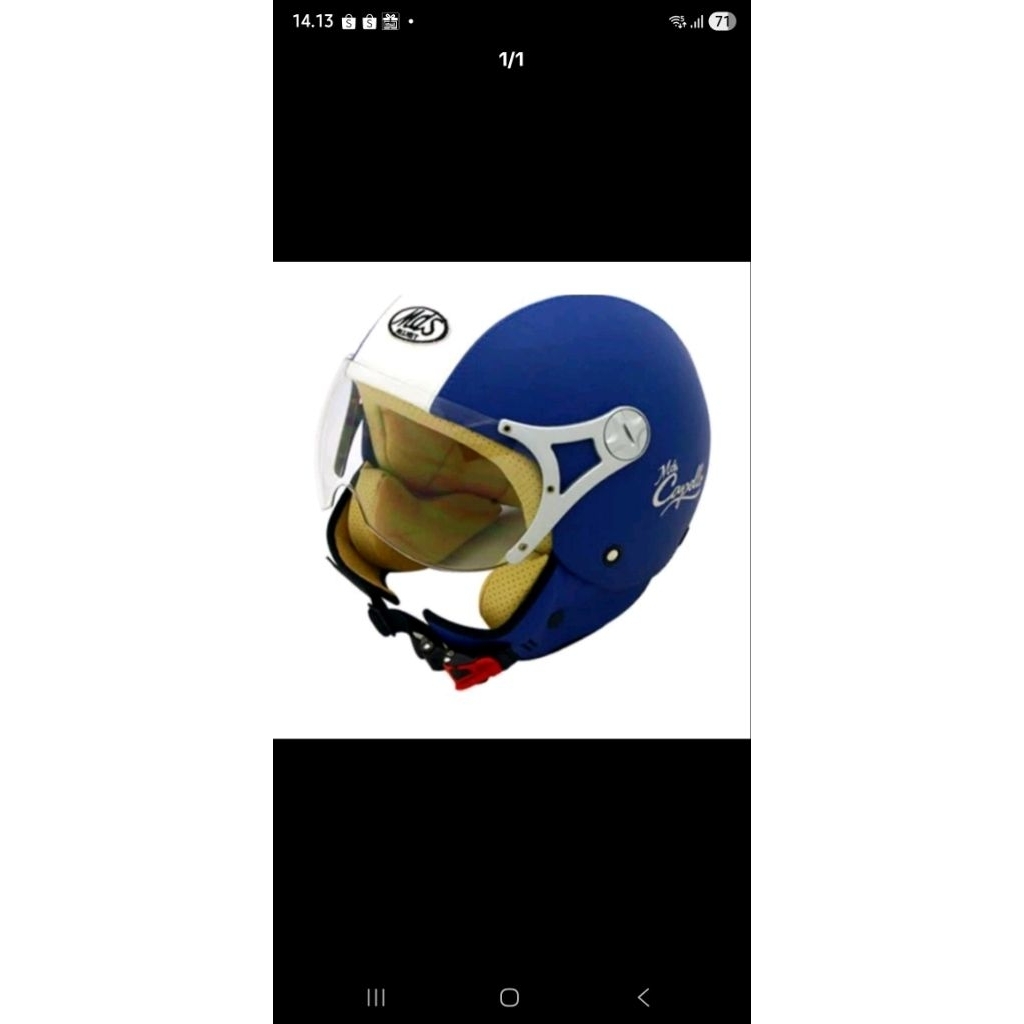 helm motor mds capello kulit