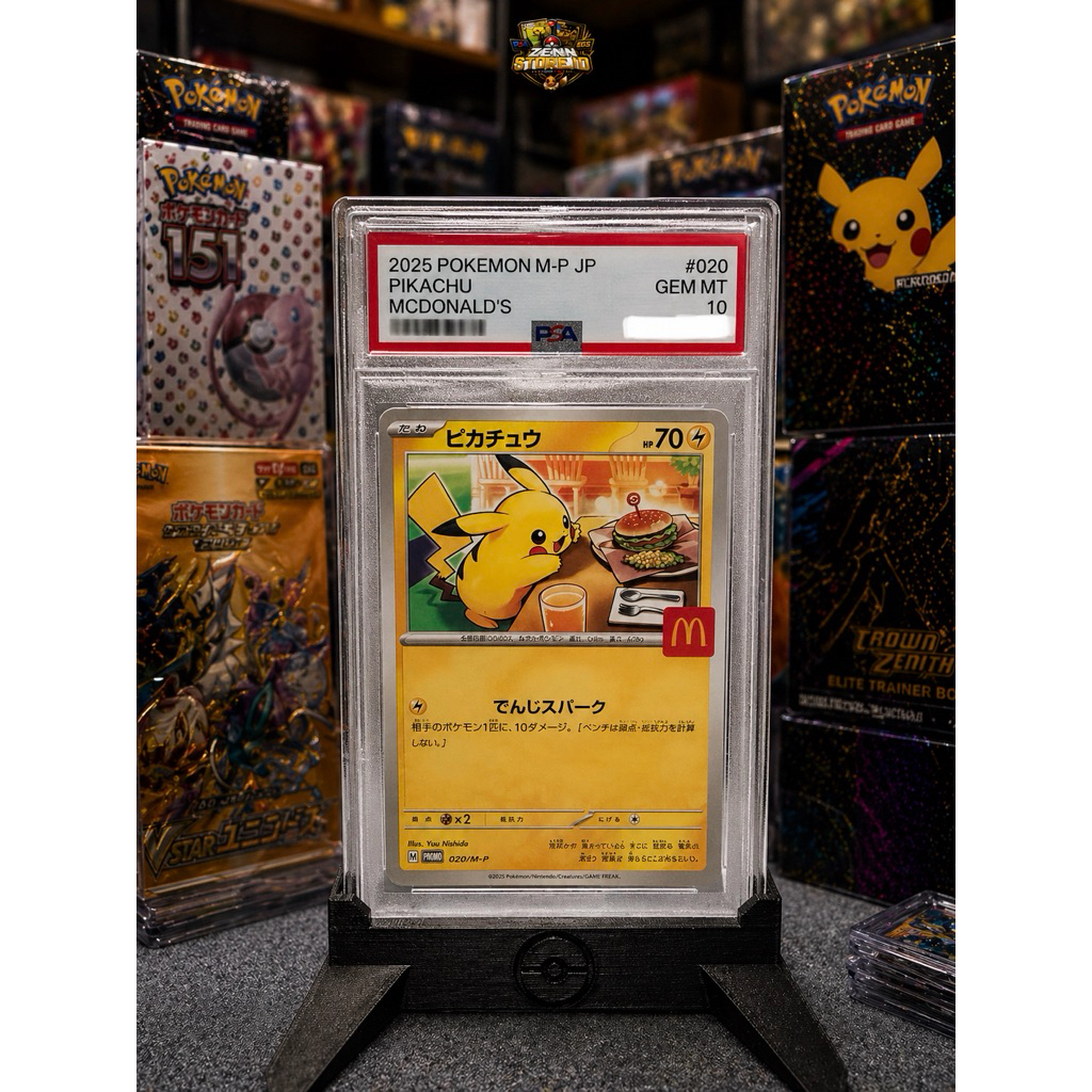 [PSA 10 Japan] Pokemon TCG - Pikachu MCD Promo JP #020
